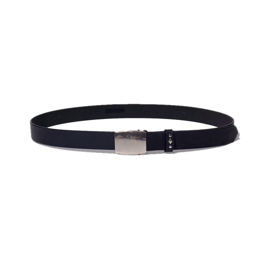 RADIALL ベルト RHODES LEATHER BELT / PLAIN ブラック 商品画像 正面