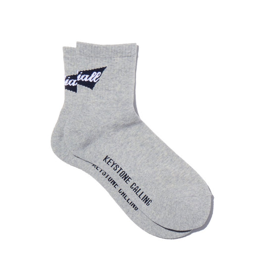RADIALL ソックス RIBBONS 1PAC SOX SHORT / DRALON グレー 商品画像
