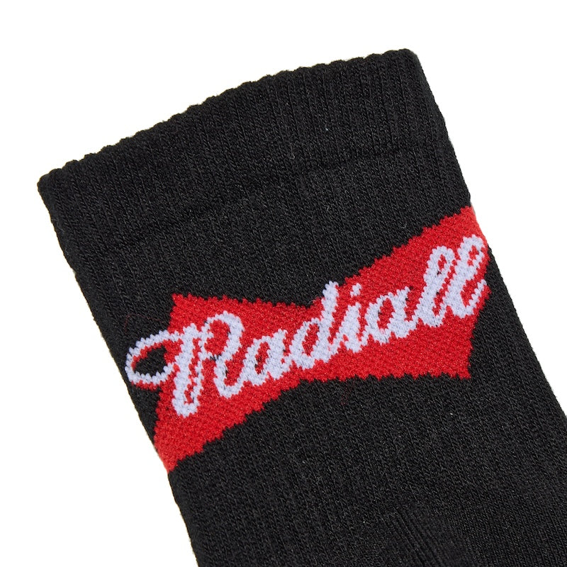 RADIALL ソックス RIBBONS 1PAC SOX SHORT / DRALON ブラック 商品画像 2