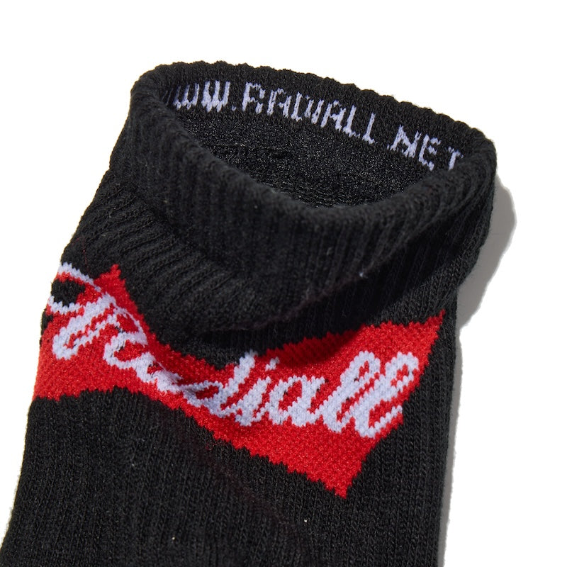 RADIALL ソックス RIBBONS 1PAC SOX SHORT / DRALON ブラック 商品画像 3