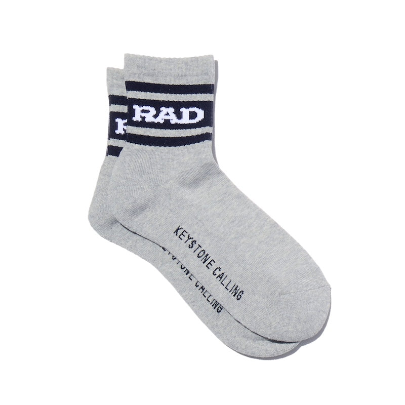RADIALL ソックス LOW KICK 1PAC SOX SHORT / DRALON グレー  商品画像 1