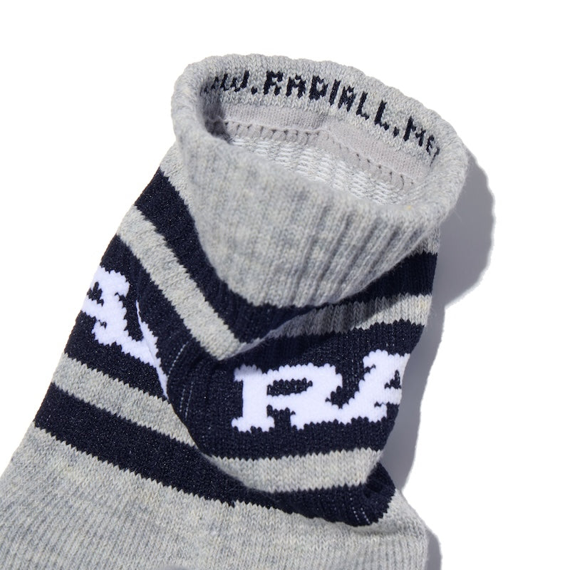 RADIALL ソックス LOW KICK 1PAC SOX SHORT / DRALON グレー  商品画像 3