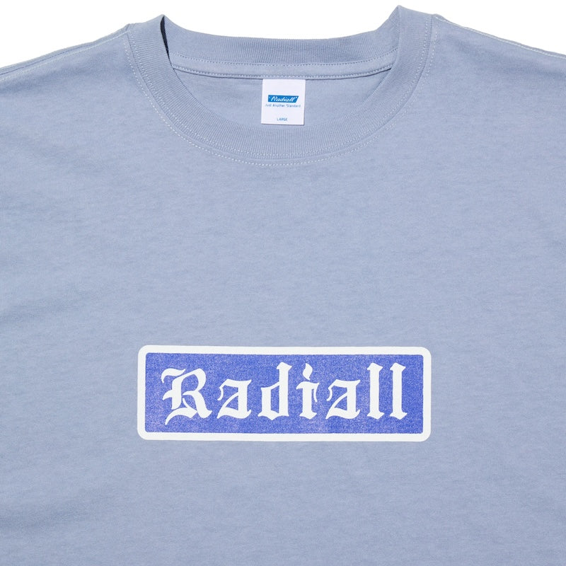 RADIALL Tシャツ VOX CREW NECK T-SHIRT S/S ブルー 商品画像 クローズアップ