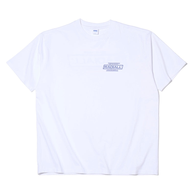 RADIALL Tシャツ ROADSIDE CREW NECK T-SHIRT S/S ホワイト 商品画像 正面