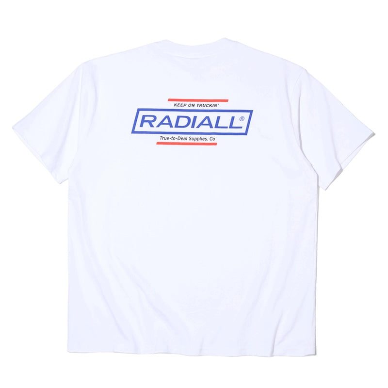 RADIALL Tシャツ ROADSIDE CREW NECK T-SHIRT S/S ホワイト 商品画像 背面