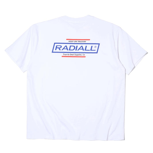 RADIALL Tシャツ ROADSIDE CREW NECK T-SHIRT S/S ホワイト 商品画像 背面