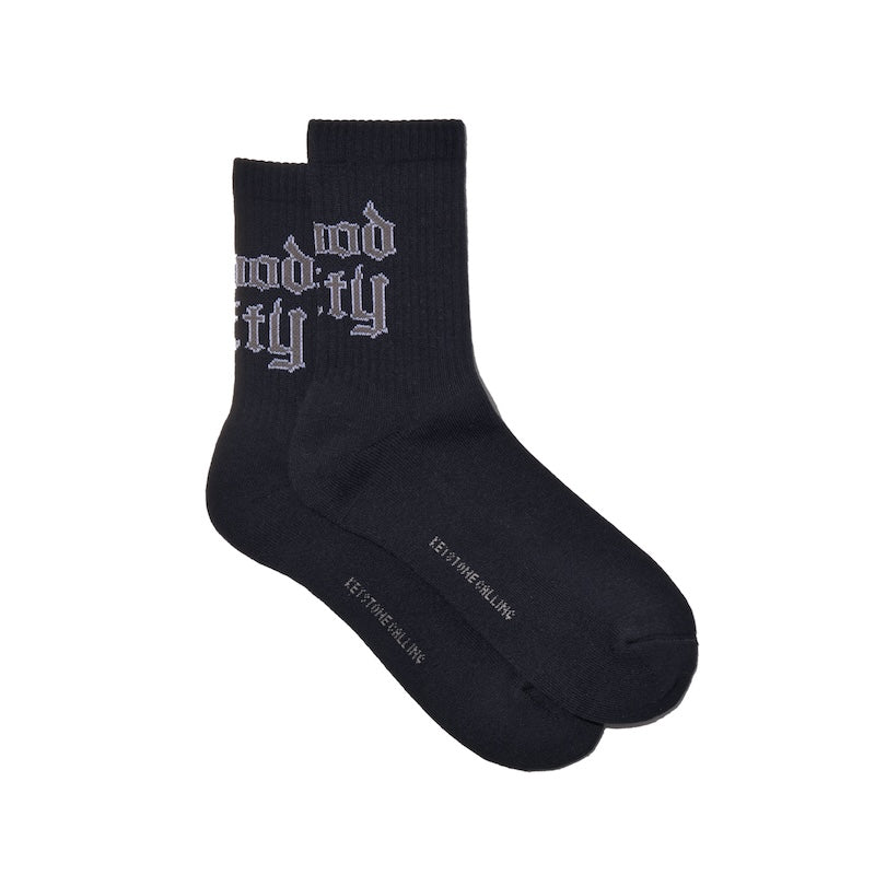 RADIALL ソックス HOOD CITY 1PAC SOX MID ブラック 商品画像