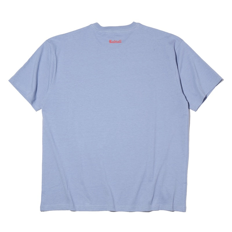 RADIALL Tシャツ TRUE DEAL POT CREW NECK T-SHIRT S/S ブルー 商品画像 背面