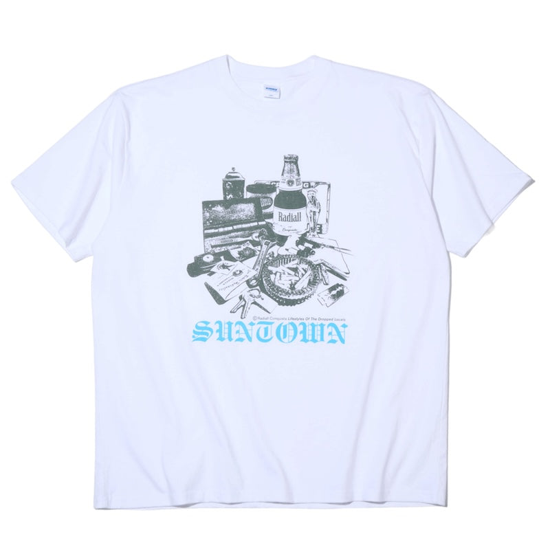 RADIALL Tシャツ TRUE DEAL POT CREW NECK T-SHIRT S/S ホワイト商品画像 正面