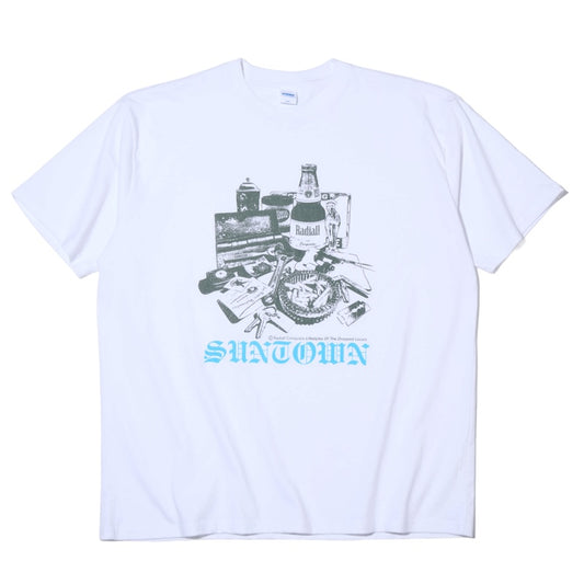 RADIALL Tシャツ TRUE DEAL POT CREW NECK T-SHIRT S/S ホワイト商品画像 正面