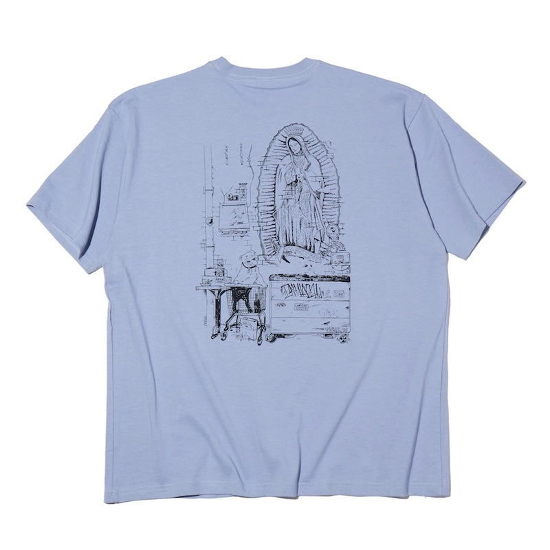RADIALL Tシャツ CONER SHOP CREW NECK T-SHIRT S/S ブルー 商品画像 背面