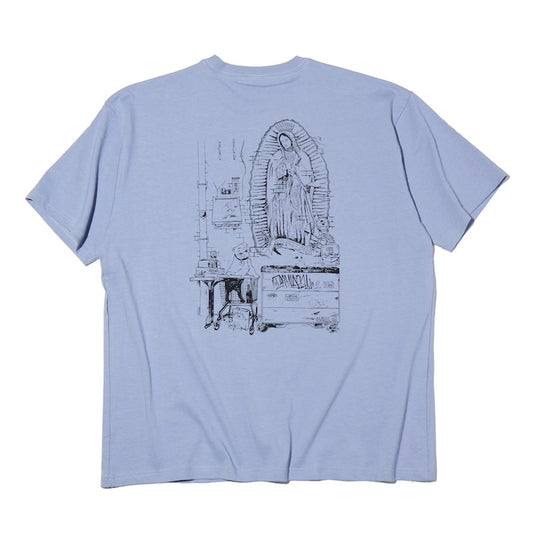 RADIALL Tシャツ CONER SHOP CREW NECK T-SHIRT S/S ブルー 商品画像 背面