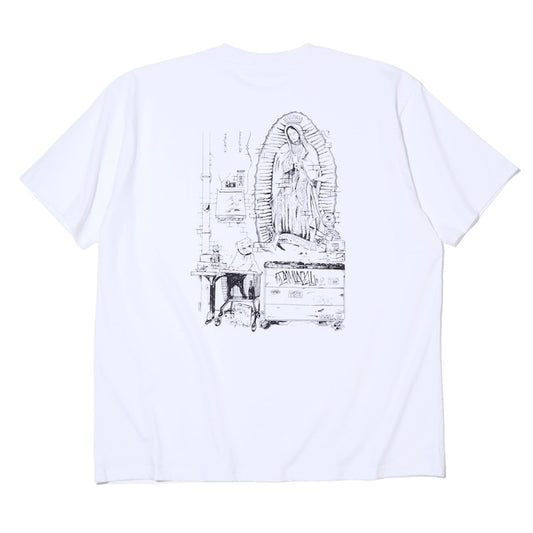 RADIALL Tシャツ CONER SHOP CREW NECK T-SHIRT S/S ホワイト 商品画像 背面
