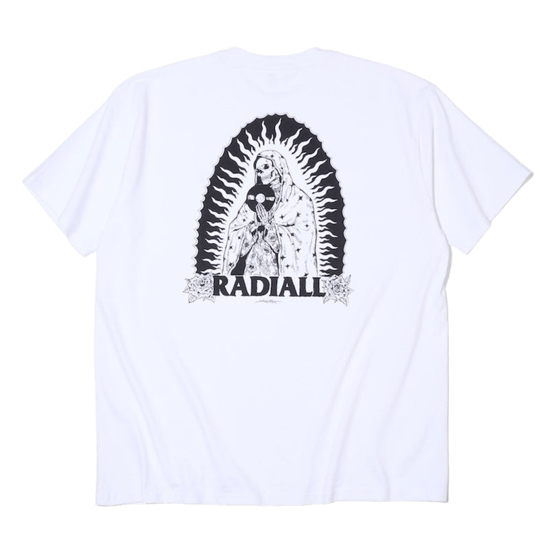 RADIALL Tシャツ GUIDANCE CREW NECK T-SHIRT S/S ホワイト 商品画像 背面