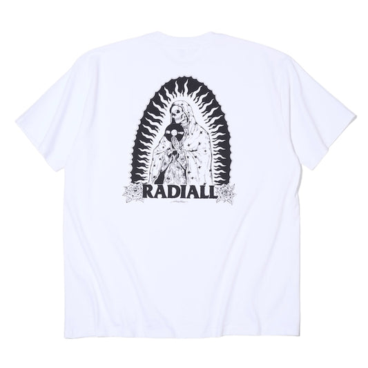 RADIALL Tシャツ GUIDANCE CREW NECK T-SHIRT S/S ホワイト 商品画像 背面