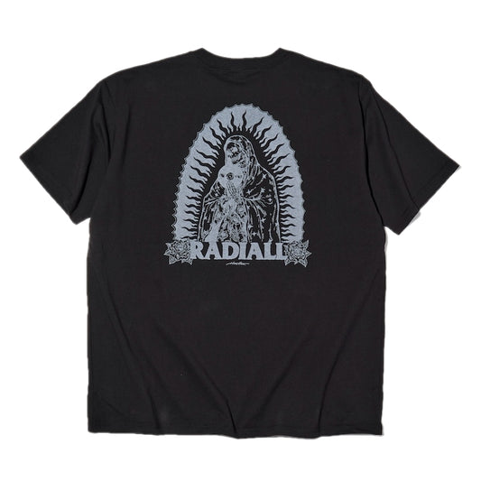 RADIALL Tシャツ GUIDANCE CREW NECK T-SHIRT S/S ブラック 商品画像 背面