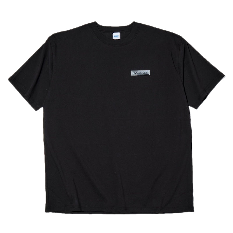 RADIALL Tシャツ GUIDANCE CREW NECK T-SHIRT S/S ブラック 商品画像 正面