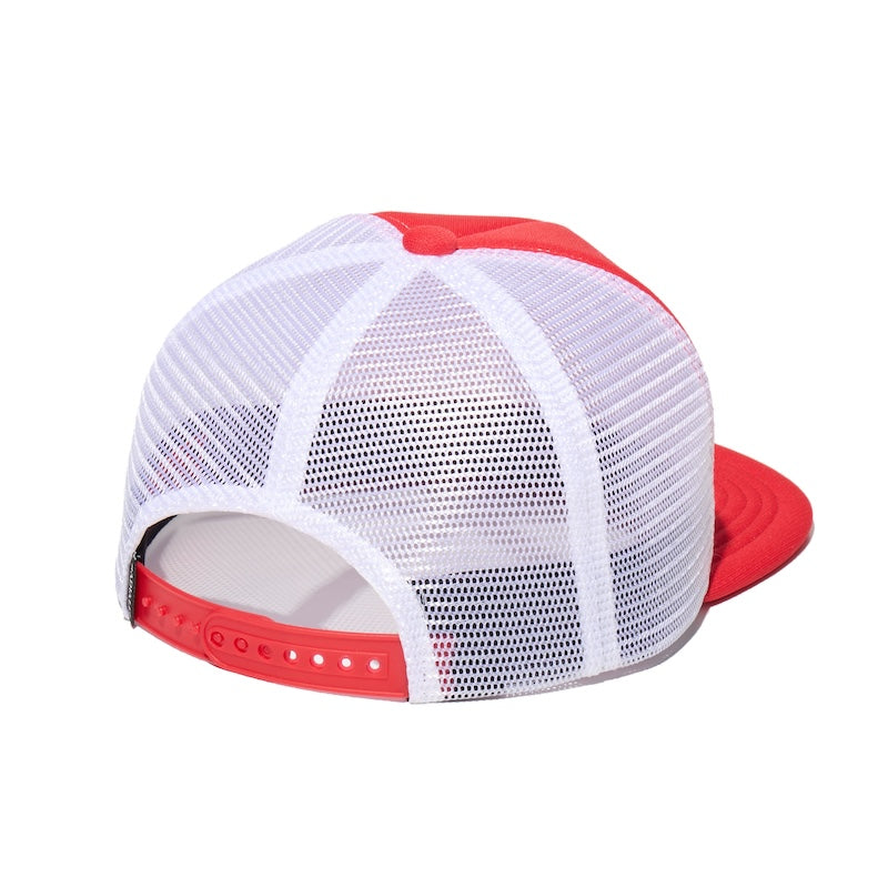 RADIALL キャップ EAGLE TIP TRUCKER MESH CAP レッド/ホワイト 商品画像 背面