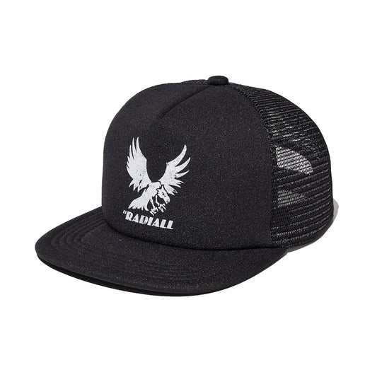 RADIALL キャップ EAGLE TIP TRUCKER MESH CAP ブラック 商品画像 正面