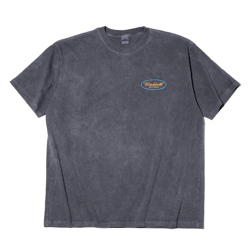 RADIALL Tシャツ OVAL CREW NECK T-SHIRT S/S ブラック 商品画像 正面