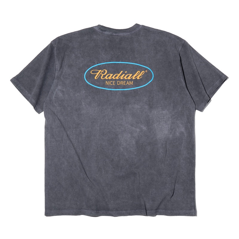 RADIALL Tシャツ OVAL CREW NECK T-SHIRT S/S ブラック 商品画像 背面
