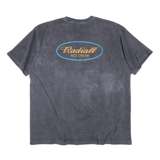 RADIALL Tシャツ OVAL CREW NECK T-SHIRT S/S ブラック 商品画像 背面