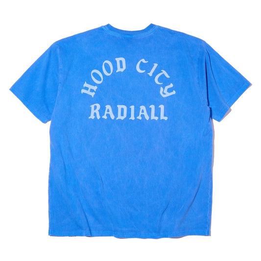 RADIALL Tシャツ HAWK CREW NECK T-SHIRT S/S ブルー 商品画像 背面
