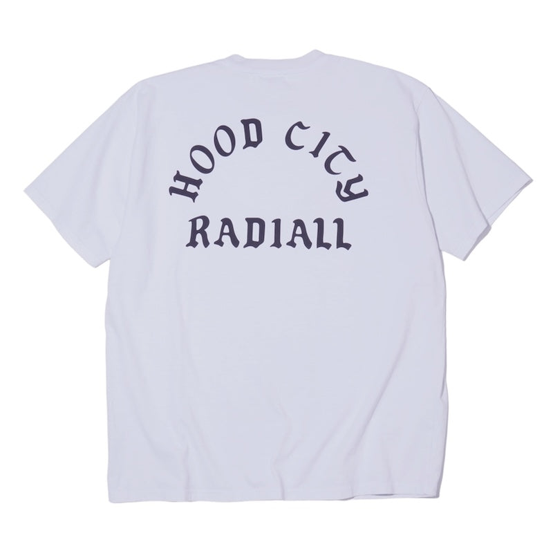 RADIALL Tシャツ HAWK CREW NECK T-SHIRT S/S ホワイト 商品画像  背面