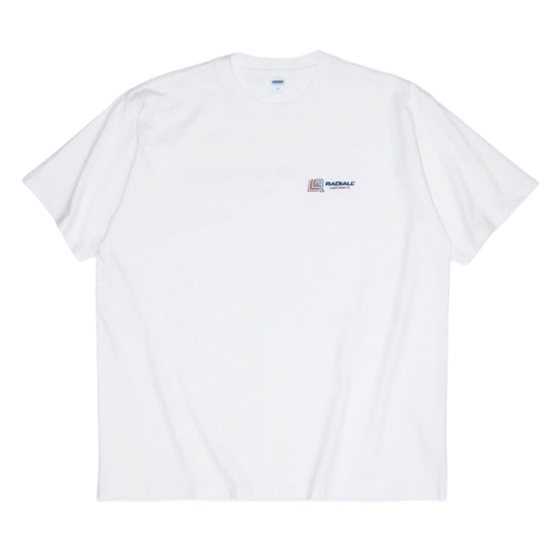 RADIALL Tシャツ LOW LANE CREW NECK T-SHIRT S/S ホワイト 商品画像 正面