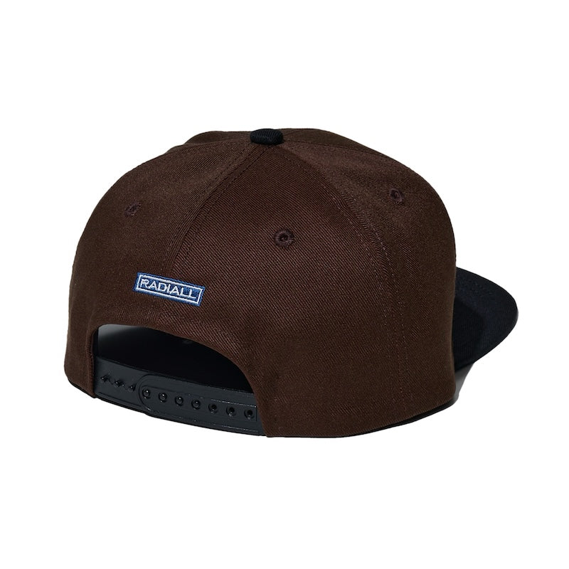RADIALL キャップ WHEEL UNITE BASEBALL CAP ブラウン/ブラック 商品画像 背面