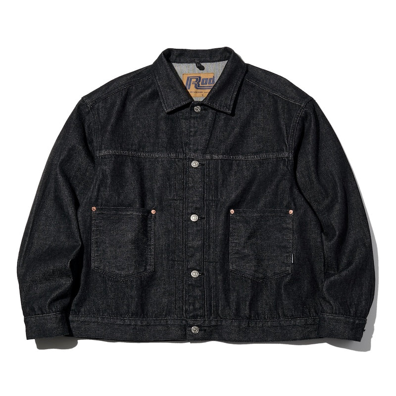 RADIALL ジャケット CLASSIC 350 TOP TRUCKER JACKET ブラック 商品画像 正面