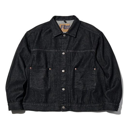 RADIALL ジャケット CLASSIC 350 TOP TRUCKER JACKET ブラック 商品画像 正面