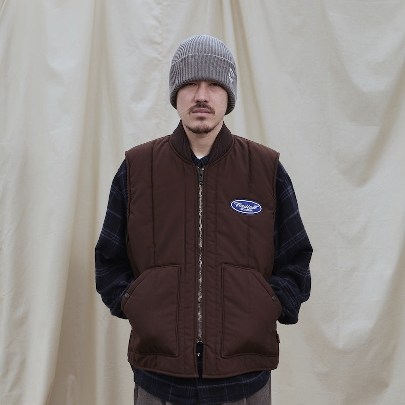 RADIALL ビーニー CHEVY VAN WATCH CAP (Gray) 着用画像