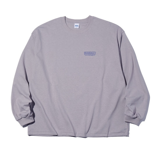 RADIALL L/STシャツ SUPPLY CREW NECK T-SHIRT L/S (Gray) 商品画像 正面