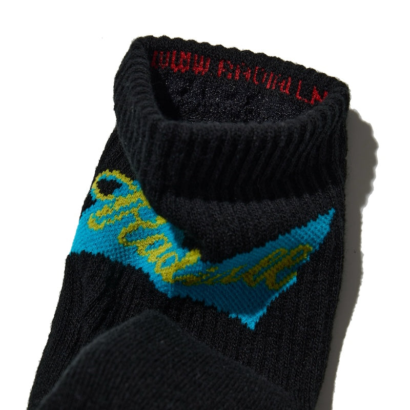 RADIALL ソックス RIBBONS 1PAC SOX SHORT / DRALON ブラック 商品画像 クローズアップ 2