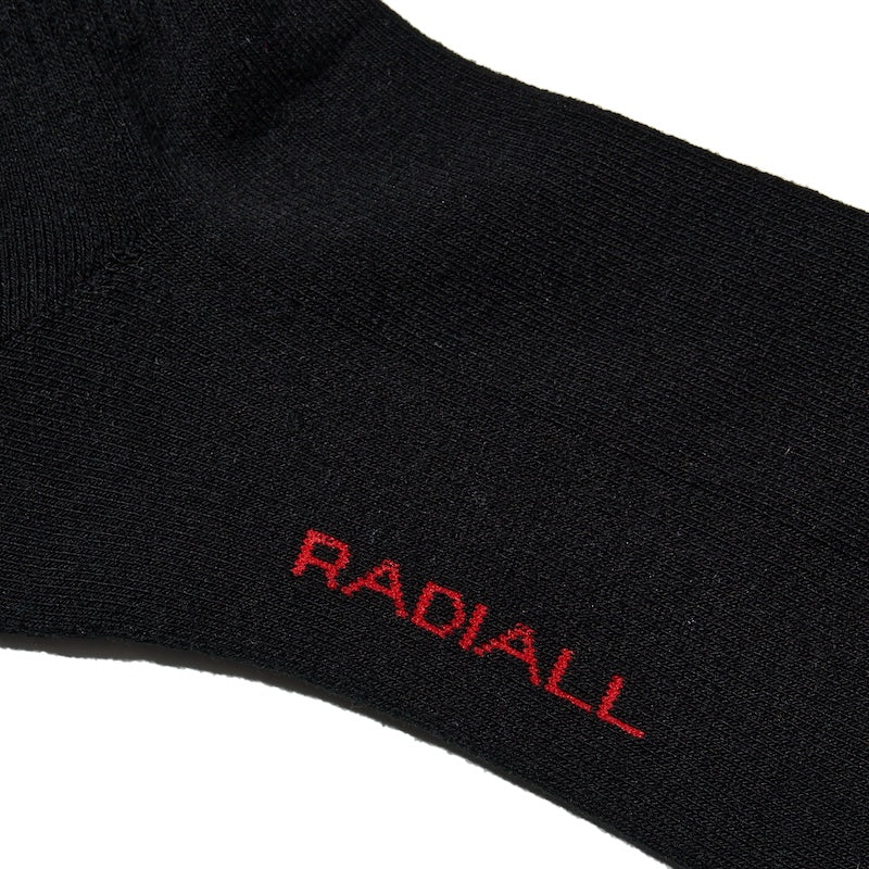 RADIALL ソックス RIBBONS 1PAC SOX SHORT / DRALON ブラック 商品画像 クローズアップ 3