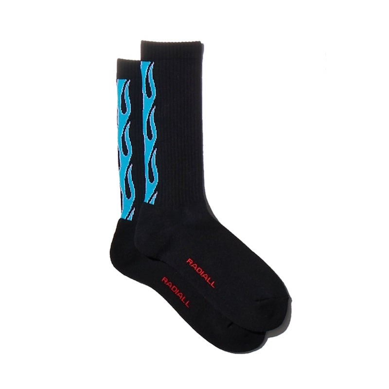 RADIALL ソックス FLAMES 1PAC SOX LONG / DRALON ブラック 商品画像