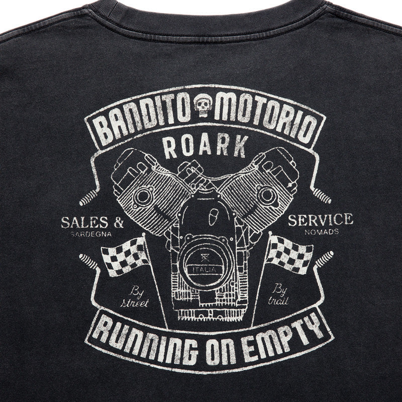 ROARK REVIVAL　L/STシャツ　"BANDITO MOTORIO L/S TEE"　(Black)