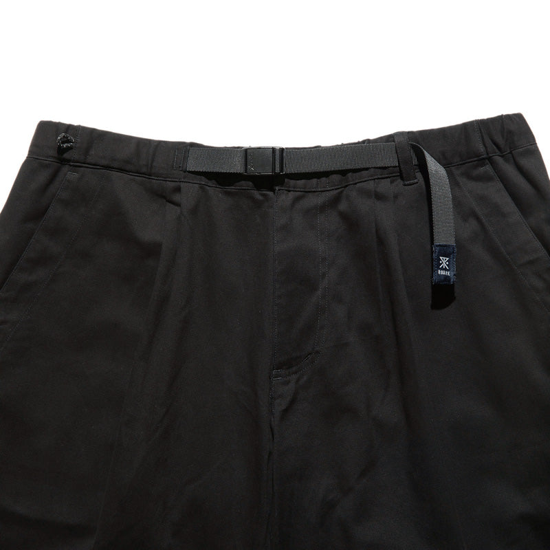ROARK REVIVAL　パンツ　"TRAVEL PANTS 2.0 H/W TWILL ST 2TACS - RELAX TAPERED FIT"　(Black)