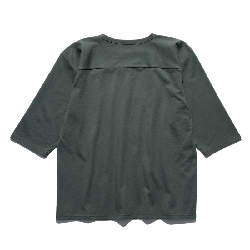 ROARK REVIVAL　7分Tシャツ　"MEDIEVAL LOGO 3/4 SLEEVE TEE"　(Army)