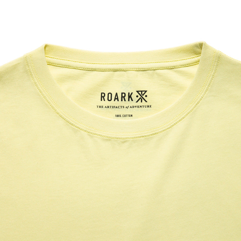 ROARK REVIVAL　Tシャツ　"UNHUSTLE TEE"　(Yellow)