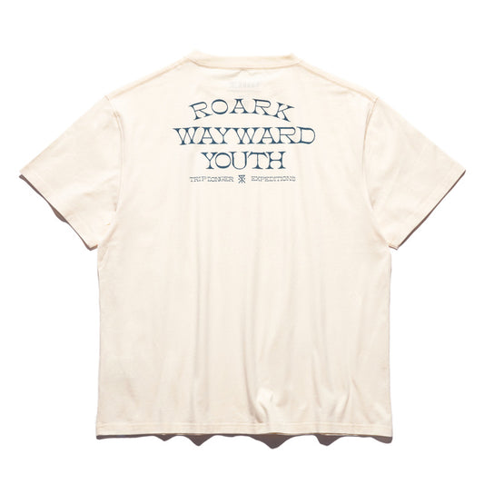 ROARK REVIVAL　Tシャツ　"W.W.Y TEE"　(Natural)