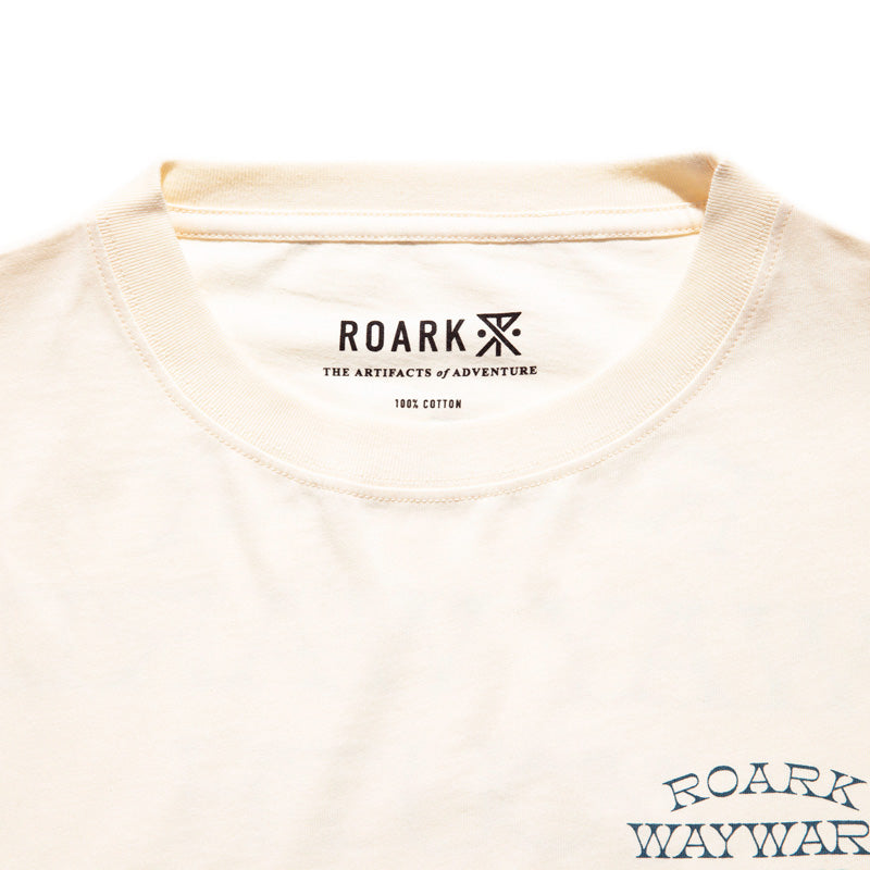 ROARK REVIVAL　Tシャツ　"W.W.Y TEE"　(Natural)