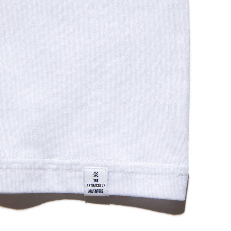 ROARK REVIVAL　L/STシャツ　"O.R.O.M L/S TEE"　(White)