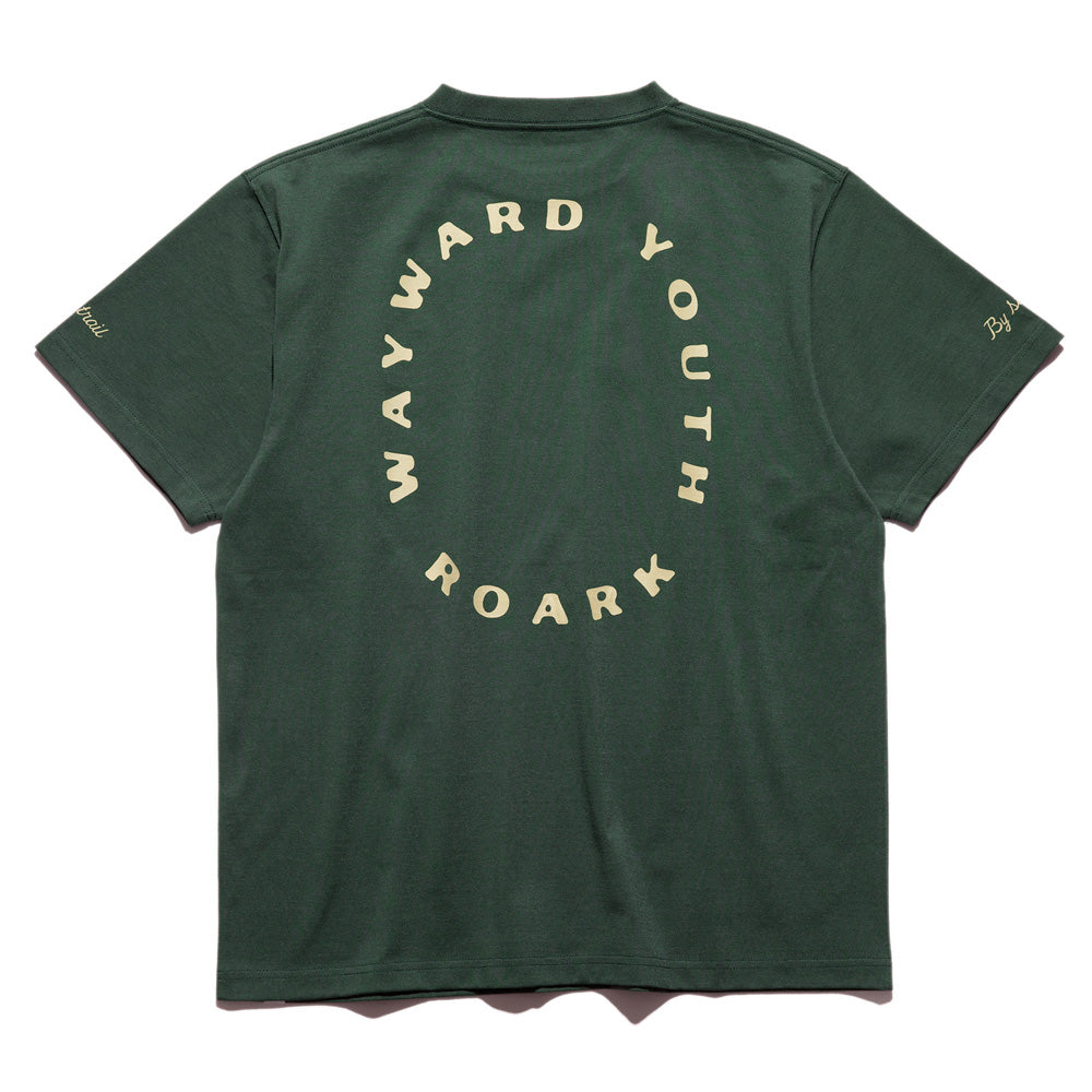 ROARK REVIVAL　Tシャツ　"WAYWARD YOUTH FINE TECH DRY TEE"　(Forest)