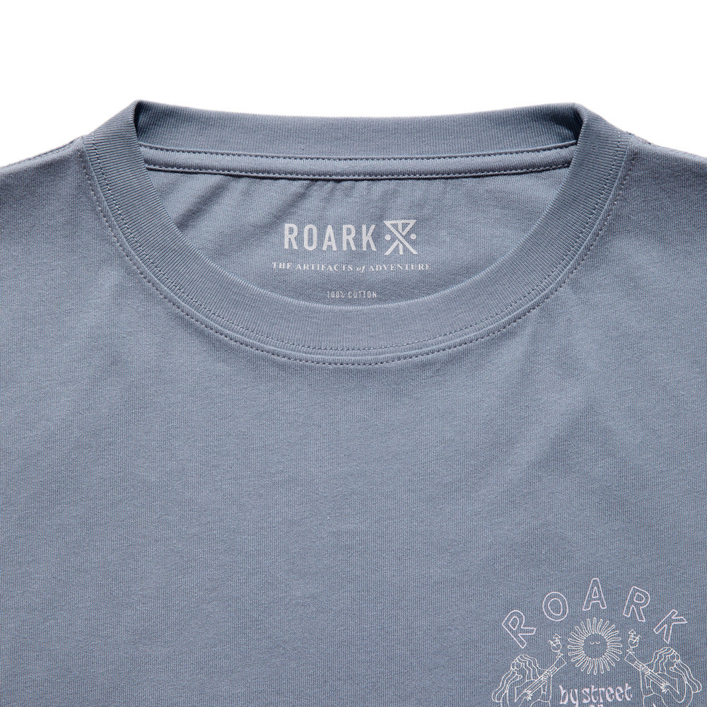 ROARK REVIVAL　Tシャツ　"SARDINIAN SUMMER TEE"　(Foggy Blue)