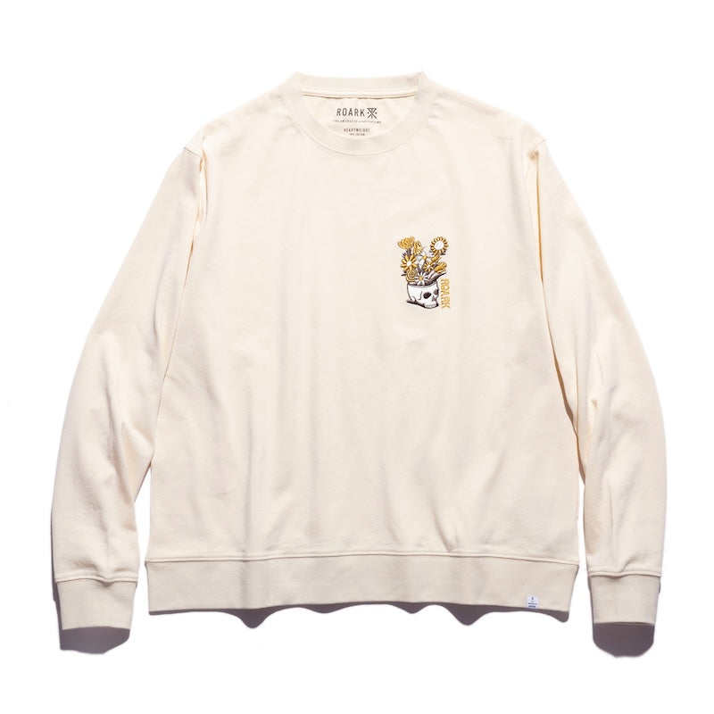 ROARK REVIVAL　L/STシャツ　"SEEK&EXPLORE 9.3oz H/W L/S TEE"　(Natural)