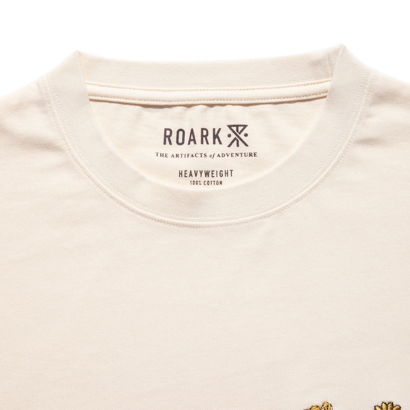 ROARK REVIVAL　L/STシャツ　"SEEK&EXPLORE 9.3oz H/W L/S TEE"　(Natural)