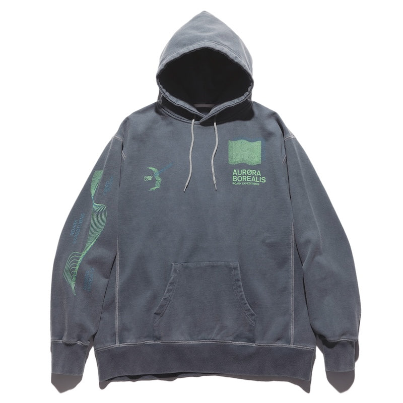 ROARK REVIVAL　パーカー　"AURORA P/O HOOD SWEAT"　(Desert Gray)