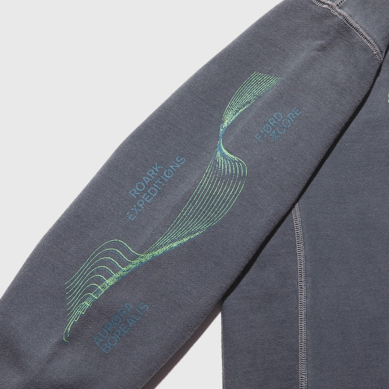 ROARK REVIVAL　パーカー　"AURORA P/O HOOD SWEAT"　(Desert Gray)